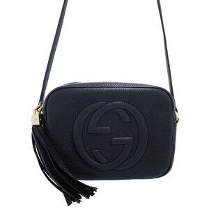 Gucci Soho Leather Disco Pebbled Crossbody Bag